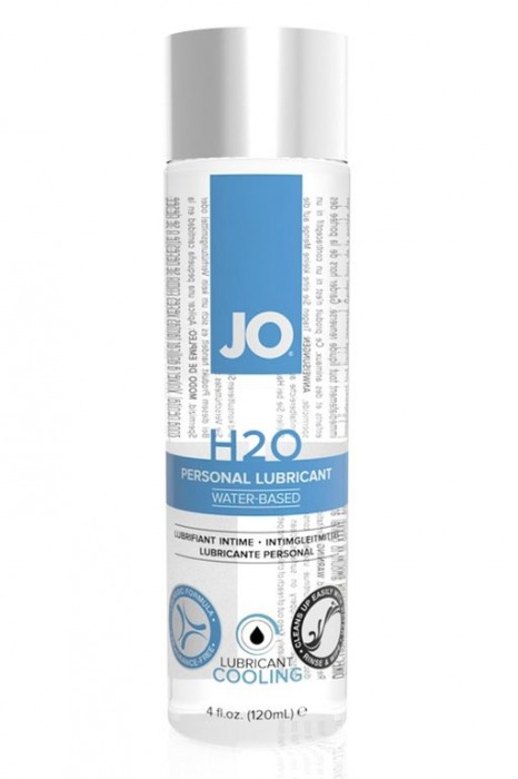 Охлаждающий лубрикант на водной основе JO Personal Lubricant H2O COOLING - 120 мл. - System JO - купить с доставкой в Одинцово