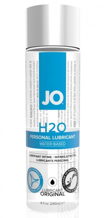 Нейтральный лубрикант на водной основе JO Personal Lubricant H2O - 240 мл. - System JO - купить с доставкой в Одинцово