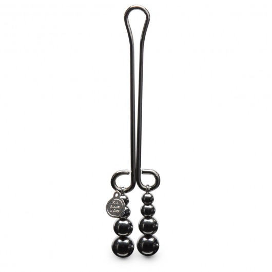 Зажим для клитора с бусинами Just Sensation Beaded Clitoral Clamp - Fifty Shades of Grey - купить с доставкой в Одинцово