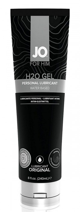 Лубрикант-гель для мужчин JO H2O GEL ORIGINAL - 240 мл. - System JO - купить с доставкой в Одинцово