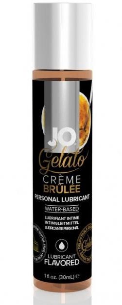 Лубрикант с ароматом крем-брюле JO GELATO CREME BRULEE - 30 мл. - System JO - купить с доставкой в Одинцово