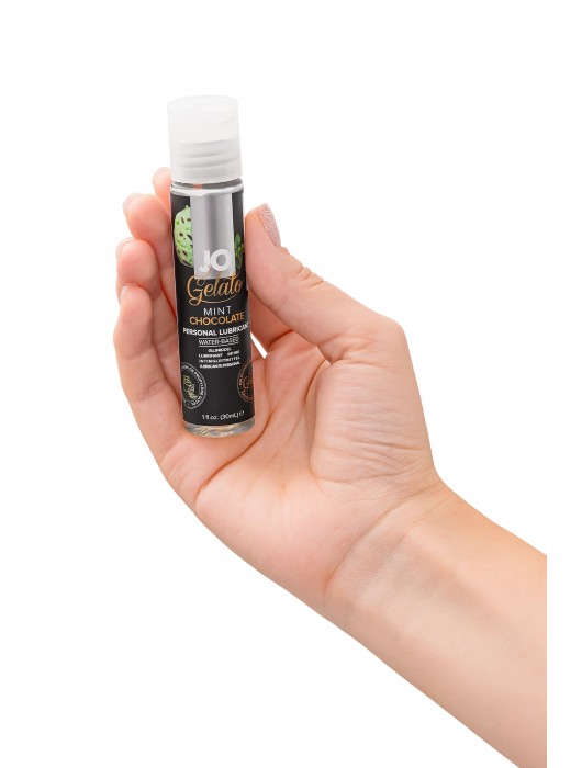 Лубрикант с ароматом мятного шоколада JO GELATO MINT CHOCOLATE - 30 мл. - System JO - купить с доставкой в Одинцово
