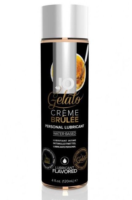 Лубрикант с ароматом крем-брюле JO GELATO CREME BRULEE - 120 мл. - System JO - купить с доставкой в Одинцово