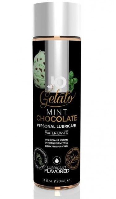 Лубрикант с ароматом мятного шоколада JO GELATO MINT CHOCOLATE - 120 мл. - System JO - купить с доставкой в Одинцово