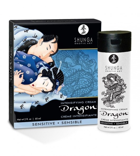 Интимный мужской крем SHUNGA DRAGON SENSITIVE - 60 мл. - Shunga - купить с доставкой в Одинцово