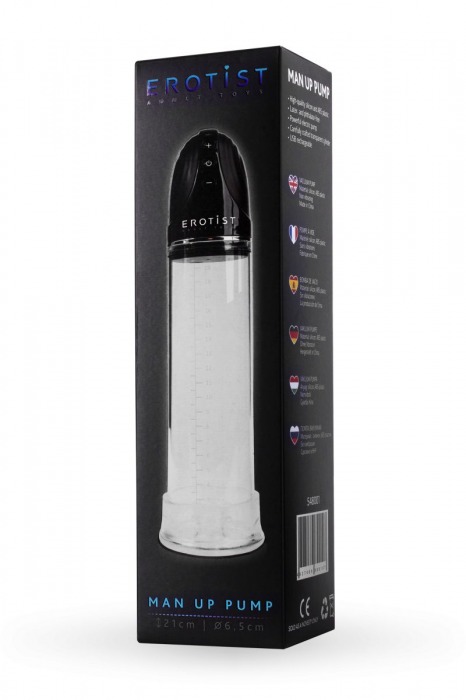 Автоматическая вакуумная помпа Man up pump - Erotist Adult Toys - в Одинцово купить с доставкой