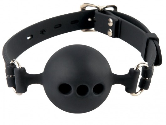 Силиконовый кляп-шар с отверстиями для дыхания Silicone Breathable Ball Gag Small - Pipedream - купить с доставкой в Одинцово
