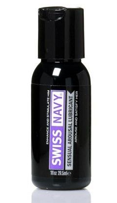 Возбуждающий гель-лубрикант на водной основе Sensual Arousal Lubricant  - 29,5 мл. - Swiss navy - купить с доставкой в Одинцово