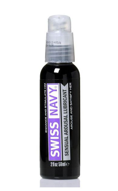 Возбуждающий гель-лубрикант на водной основе Sensual Arousal Lubricant - 59 мл. - Swiss navy - купить с доставкой в Одинцово