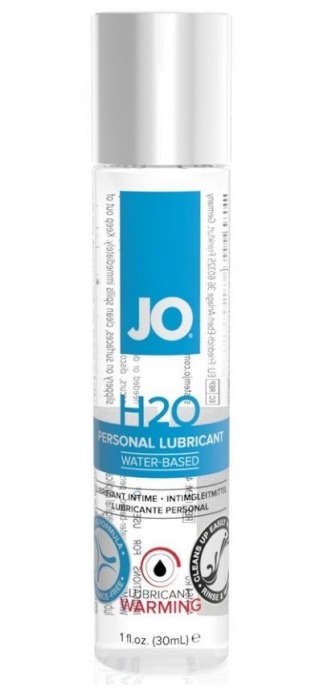 Возбуждающий лубрикант на водной основе JO Personal Lubricant H2O Warming - 30 мл. - System JO - купить с доставкой в Одинцово