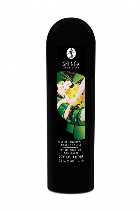 Интимный гель для пар, усиливающий наслаждение, Lotus Noir - 60 мл. - Shunga - купить с доставкой в Одинцово