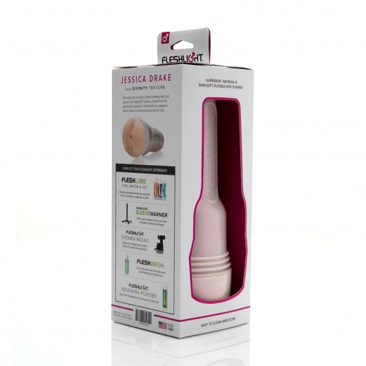 Мастурбатор-вагина Fleshlight Girls - Jessica Drake Heavenly - Fleshlight - в Одинцово купить с доставкой