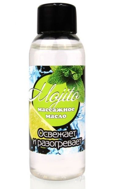 Массажное масло для тела Mojito с ароматом лайма - 50 мл. - Биоритм - купить с доставкой в Одинцово