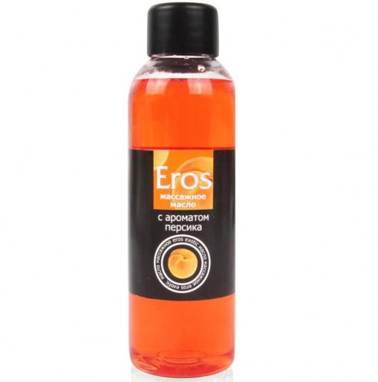 Массажное масло Eros exotic с ароматом персика - 75 мл. - Биоритм - купить с доставкой в Одинцово