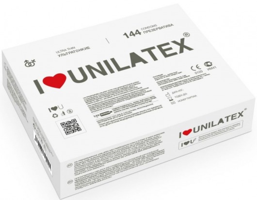 Ультратонкие презервативы Unilatex Ultra Thin - 144 шт. - Unilatex - купить с доставкой в Одинцово
