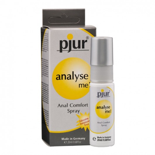 Обезболивающий анальный спрей pjur ANALYSE ME - 20 мл. - Pjur - купить с доставкой в Одинцово