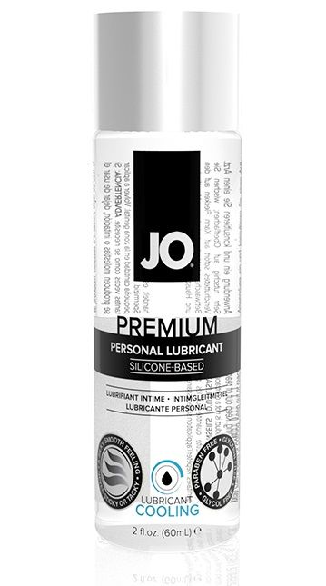 Охлаждающий лубрикант на силиконовой основе JO Personal Premium Lubricant Cooling - 60 мл. - System JO - купить с доставкой в Одинцово