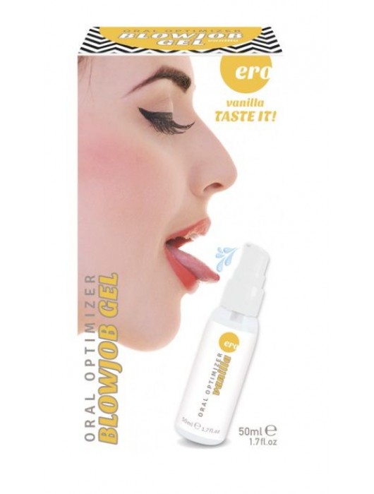 Увлажняющий гель для орального секса с ароматом ванили - 50 мл. - Ero - купить с доставкой в Одинцово