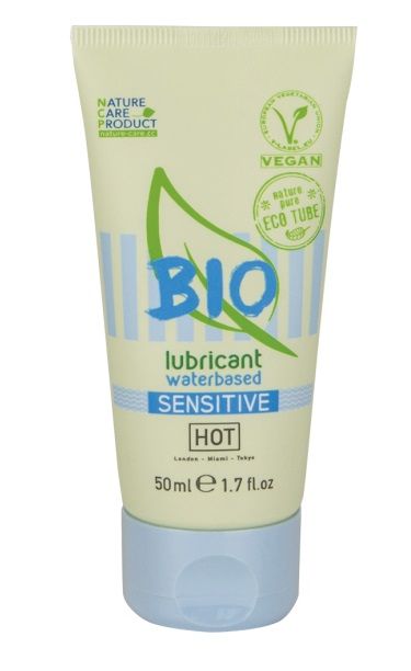 Органический лубрикант для чувствительной кожи Bio Sensitive - 50 мл. - HOT - купить с доставкой в Одинцово