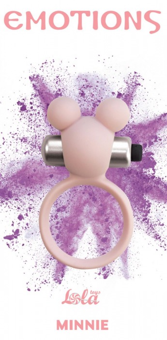 Розовое эрекционное виброколечко Emotions Minnie Light pink - Lola Games - в Одинцово купить с доставкой