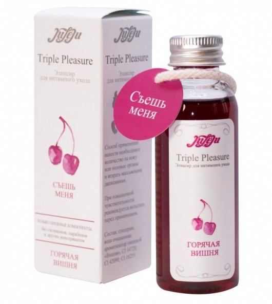 Эликсир Triple Pleasure  Горячая вишня  - 65 гр. - JULEJU - купить с доставкой в Одинцово