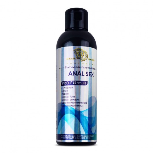 Анальный интимный гель-смазка ANAL SEX - 200 мл. - БиоМед - купить с доставкой в Одинцово