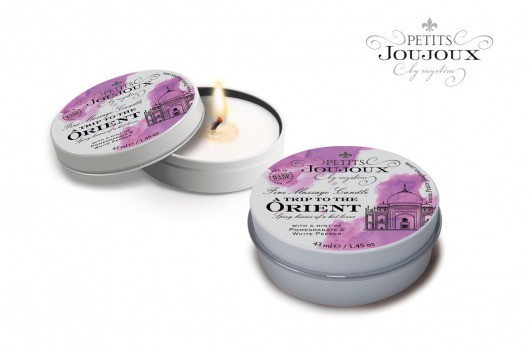 Массажная свеча Petits Joujoux Orient с ароматом граната и белого перца - 33 гр. - MyStim - купить с доставкой в Одинцово