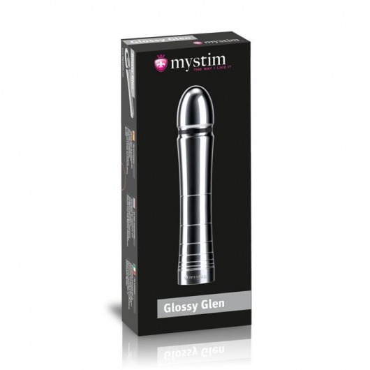 Фаллоимитатор для электростимуляции Glossy Glen Dildo - 14 см. - MyStim - купить с доставкой в Одинцово