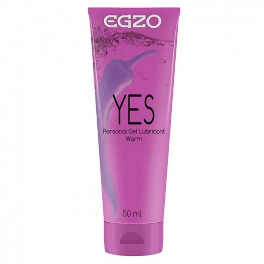 Согревающий лубрикант на водной основе Egzo Yes - 50 мл. - EGZO - купить с доставкой в Одинцово