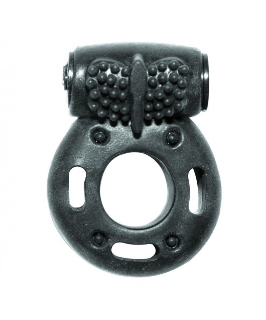 Черное эрекционное кольцо с вибрацией Rings Axle-pin - Lola Games - в Одинцово купить с доставкой