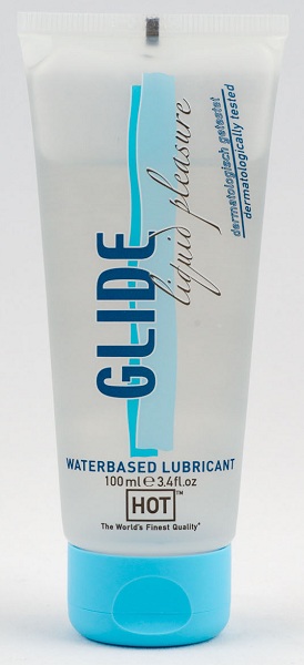 Интимная смазка на водной основе Glide - 100 мл. - HOT - купить с доставкой в Одинцово