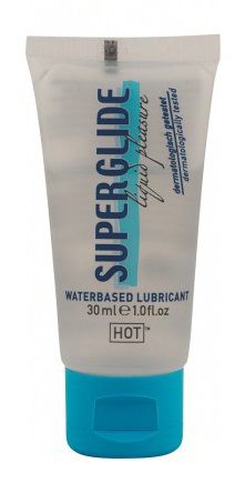 Гель-смазка на водной основе для чувствительной кожи Superglide - 30 мл. - HOT - купить с доставкой в Одинцово