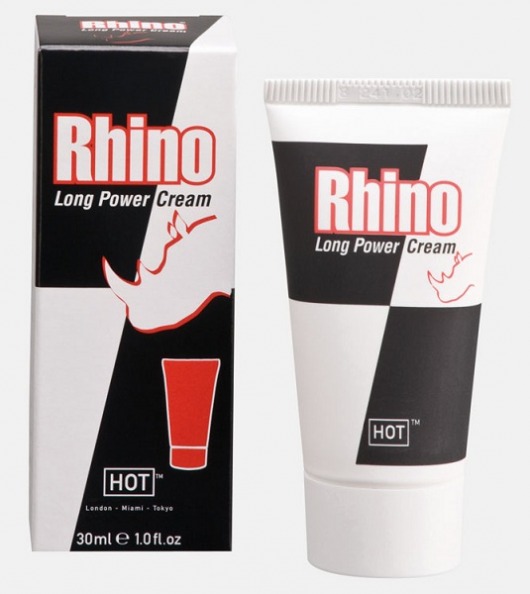 Крем-пролонгатор для мужчин Rhino - 30 мл. - HOT - купить с доставкой в Одинцово
