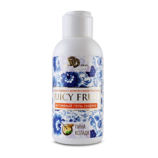 Интимный гель на водной основе JUICY FRUIT с ароматом пина колада - 100 мл. - БиоМед - купить с доставкой в Одинцово