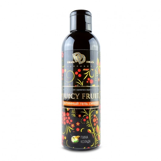 Интимный гель на водной основе JUICY FRUIT с ароматом пина колада - 200 мл. - БиоМед - купить с доставкой в Одинцово