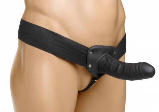 Полый страпон Erection Assist - 15,2 см. - XR Brands - купить с доставкой в Одинцово
