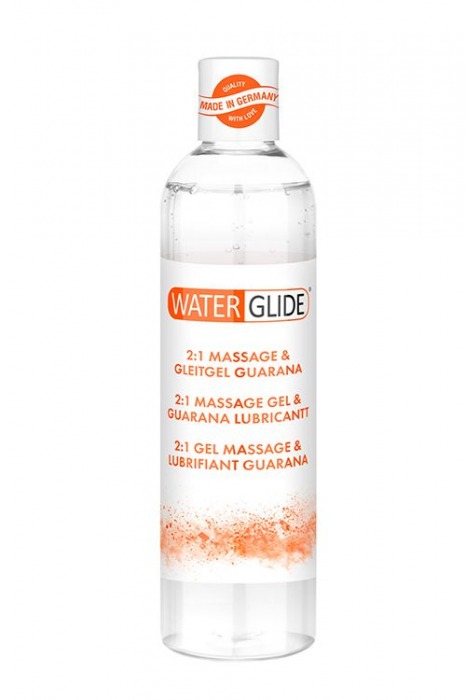 Гель-смазка 2-в-1 MASSAGE   LUBRICANT GUARANA - 300 мл. - Waterglide - купить с доставкой в Одинцово