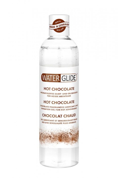 Лубрикант на водной основе с ароматом шоколада HOT CHOCOLATE - 300 мл. - Waterglide - купить с доставкой в Одинцово