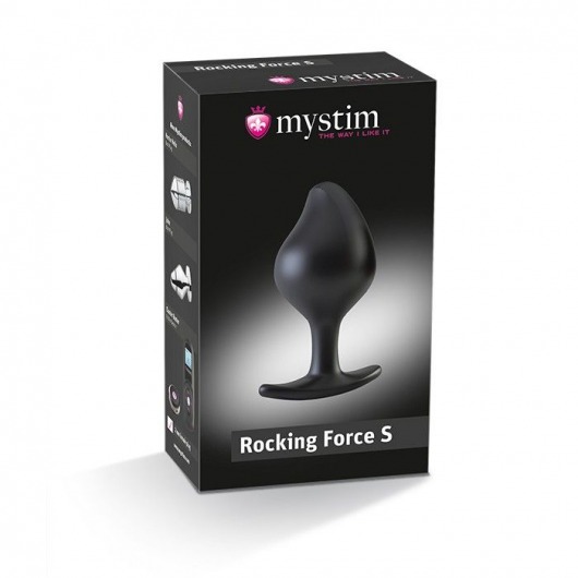 Анальная пробка Rocking Force S для электростимуляции - 9,5 см. - MyStim - купить с доставкой в Одинцово