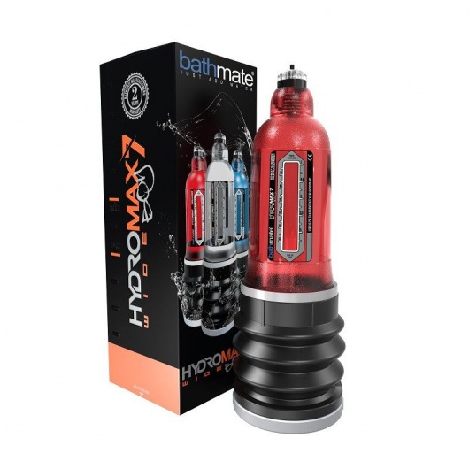 Красная гидропомпа HydroMAX7 Wide Boy - Bathmate - в Одинцово купить с доставкой