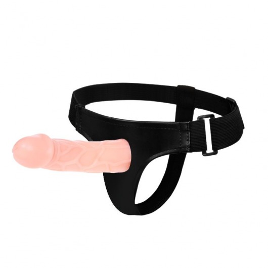Телесный фаллоимитатор на трусиках Jessica Strap-On - 15,5 см. - Baile - купить с доставкой в Одинцово