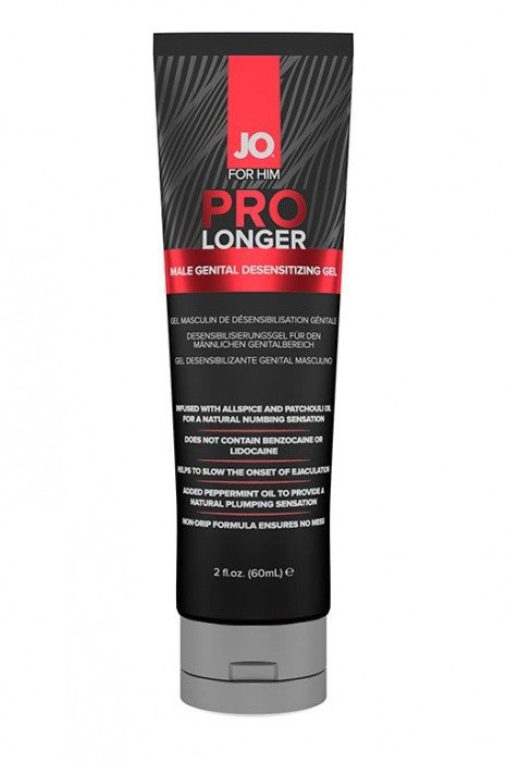 Гель-пролонгатор умеренного действия для мужчин JO Prolonger Gel – 60 мл. - System JO - купить с доставкой в Одинцово
