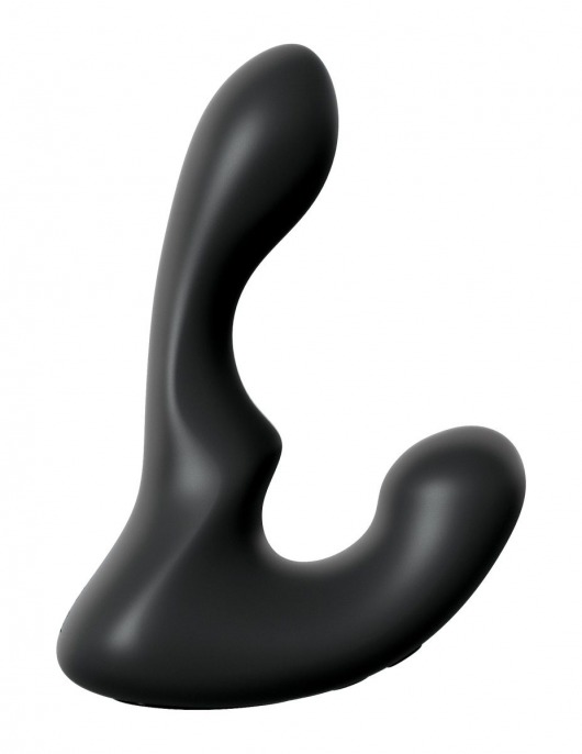 Черный анальный вибростимулятор P-Spot Milker - 14 см. - Pipedream - в Одинцово купить с доставкой