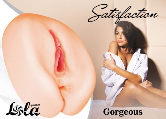 Мастурбатор с 2 тоннелями Satisfaction Gorgeous - Lola Games - в Одинцово купить с доставкой