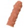 Телесная реалистичная насадка KOKOS Extreme Sleeve 11 с дополнительной стимуляцией - 12,7 см. - KOKOS - в Одинцово купить с доставкой