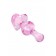 Розовая фигурная анальная втулка - 9,8 см. - Sexus в Одинцово Розовая фигурная анальная втулка - 9,8 см. - Sexus