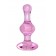 Розовая фигурная анальная втулка - 9,8 см. - Sexus в Одинцово Розовая фигурная анальная втулка - 9,8 см. - Sexus