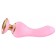 Розовый вибростимулятор SANYA - 18,5 см. - Shunga купить в Одинцово с доставкой в Orgasmix.ru Розовый вибростимулятор SANYA - 18,5 см. - Shunga