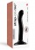 Черный фаллоимитатор-насадка Strap-On-Me P G spot Dildo size S - 16,4 см. - Strap-on-me - купить с доставкой в Одинцово