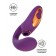 Фиолетовый вибромассажер с клиторальной стимуляцией Megam - ToyFa купить в Одинцово с доставкой в Orgasmix.ru Фиолетовый вибромассажер с клиторальной стимуляцией Megam - ToyFa